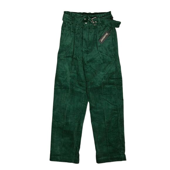 Blank NYC Green Corduroy High Rise Paperbag Pants‎ 25 - Picture 3 of 13